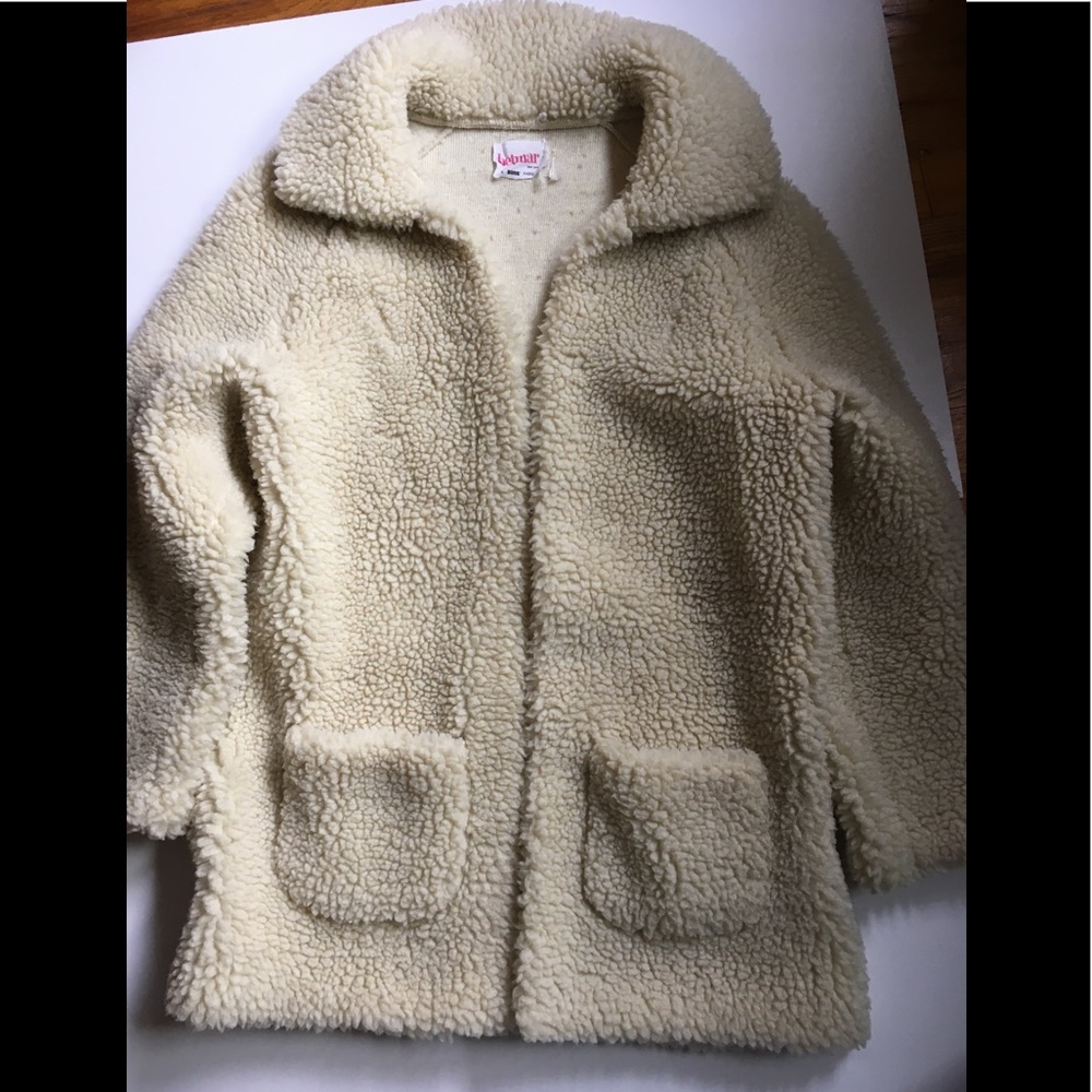 Faux fleece/sherpa vintage jacket